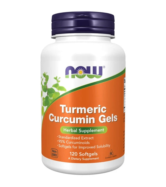 Now Foods Turmeric Curcumin Gels 120 softgels
