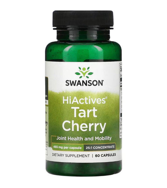 Swanson HiActives Tart Cherry, 465mg - 60 caps