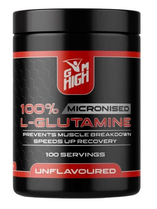 GYM HIGH L-Glutamine Powder Unflavoured 500g