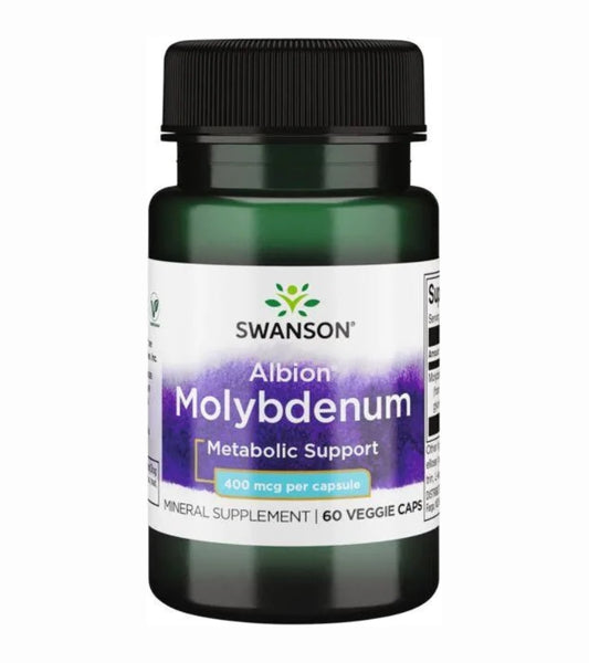 Swanson Albion Molybdenum 400 mcg 60 vege caps