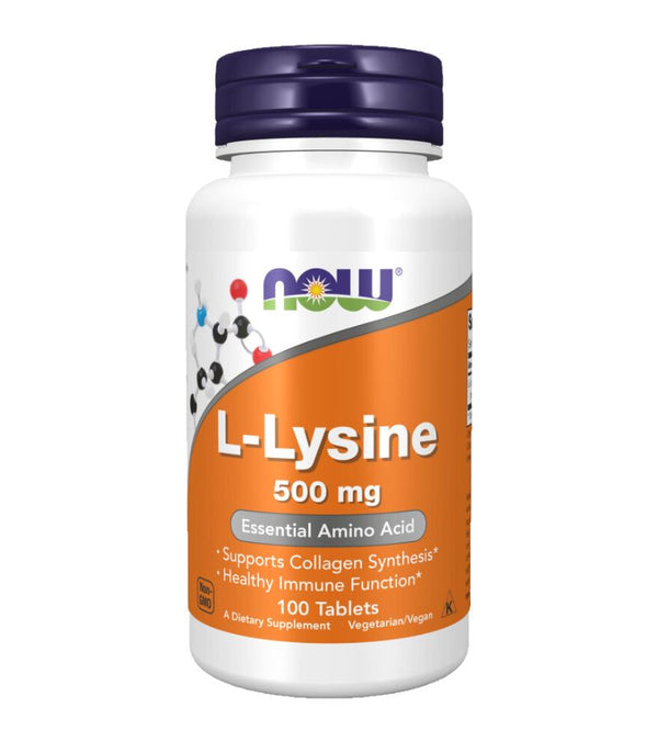 Now Foods L Lysine 500mg 100 vege tablets