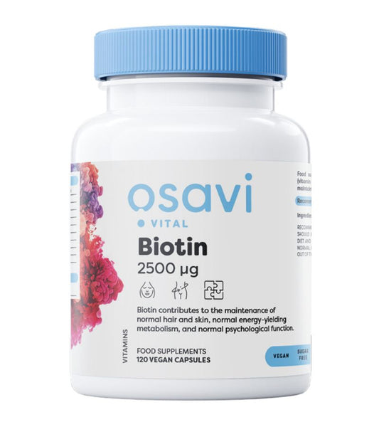 Osavi Biotin 2500μg 120 vegan caps