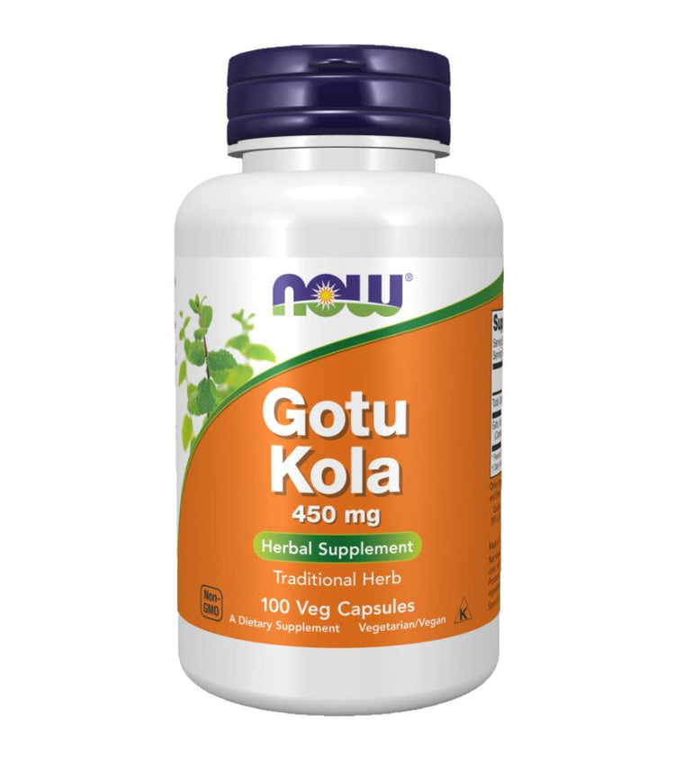 Now Foods Gotu Kola 450mg 100 vege caps