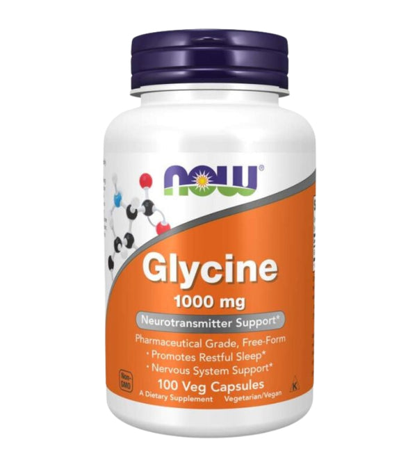 Now Foods Glycine 1000 mg 100 vege caps