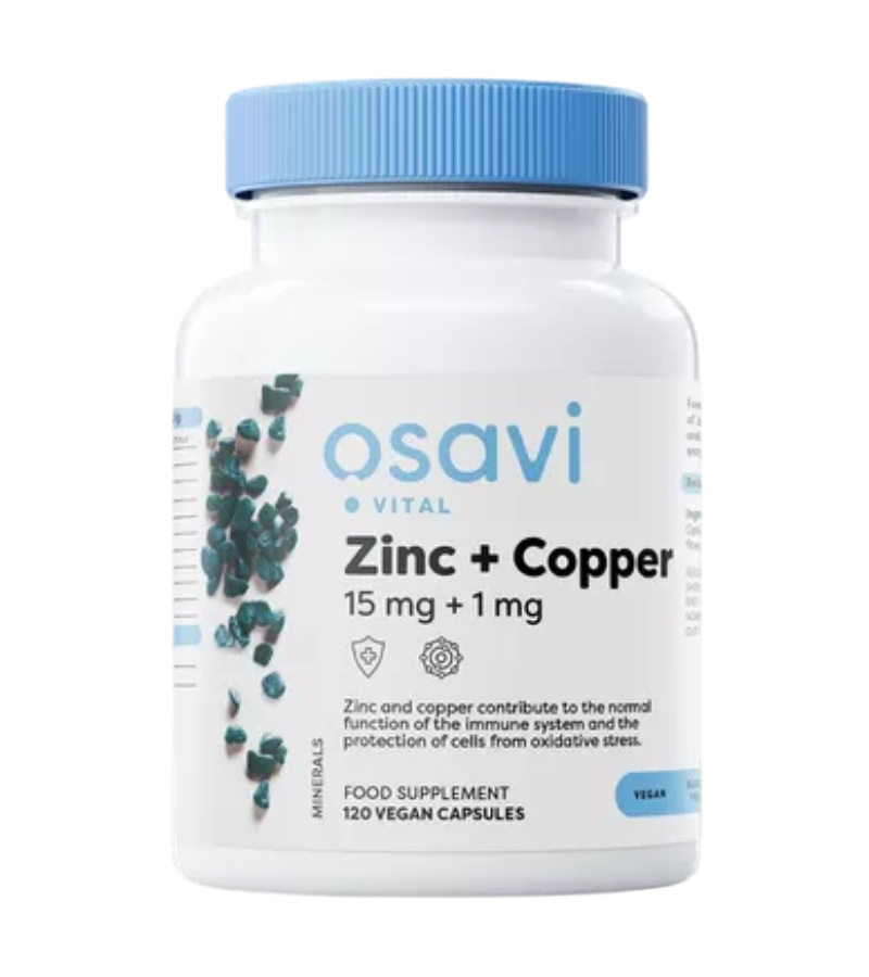 Osavi Zinc+Copper 120 vege caps