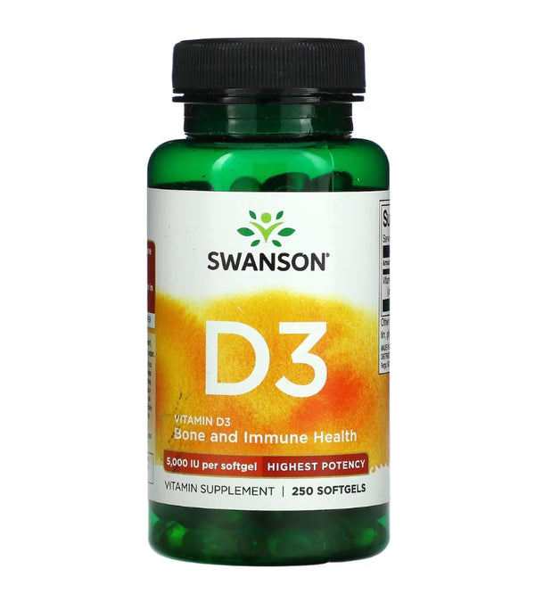 Swanson Vitamin D3 2000 IU 250 caps