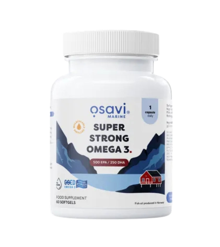 OSAVI Super Strong Omega 3 – 500 EPA / 250 DHA 60 softgels