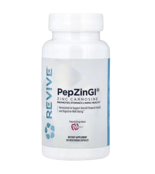 Revive MD PepZinGI® Zinc L-Carnosine - 120 Capsules