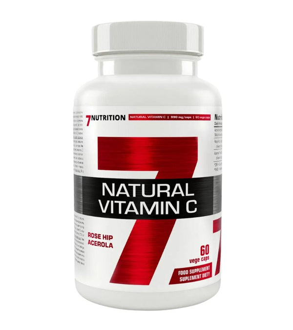 7 Nutrition Natural Vitamin C 60 vege caps