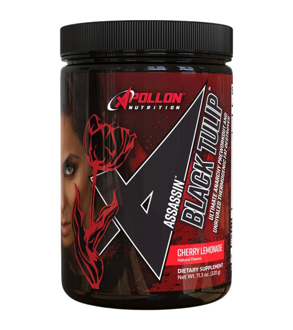 Apollon Nutrition Assasin Black Tulip Ultimate Thermogenic Pre-Workout Fat Burner 40/20 servings