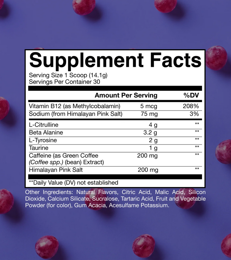RAW Nutrition's Essential BUM Pre-Workout 30 servings