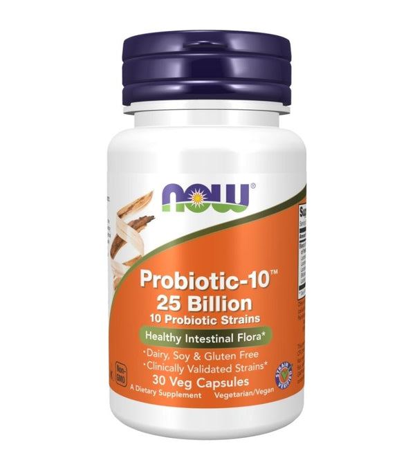 Now Foods Probiotic-10 25 Billion 30 vege caps