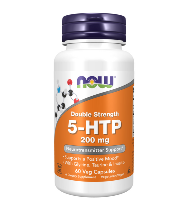 Now Foods 5-HTP Double Strength 200 mg  60 vege caps