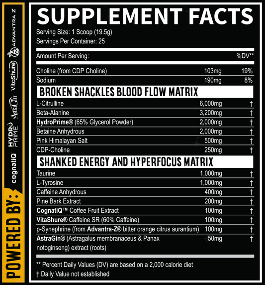 Fresh Out™ Pre-Workout by Fresh™ & Condemned Labz 25 servings