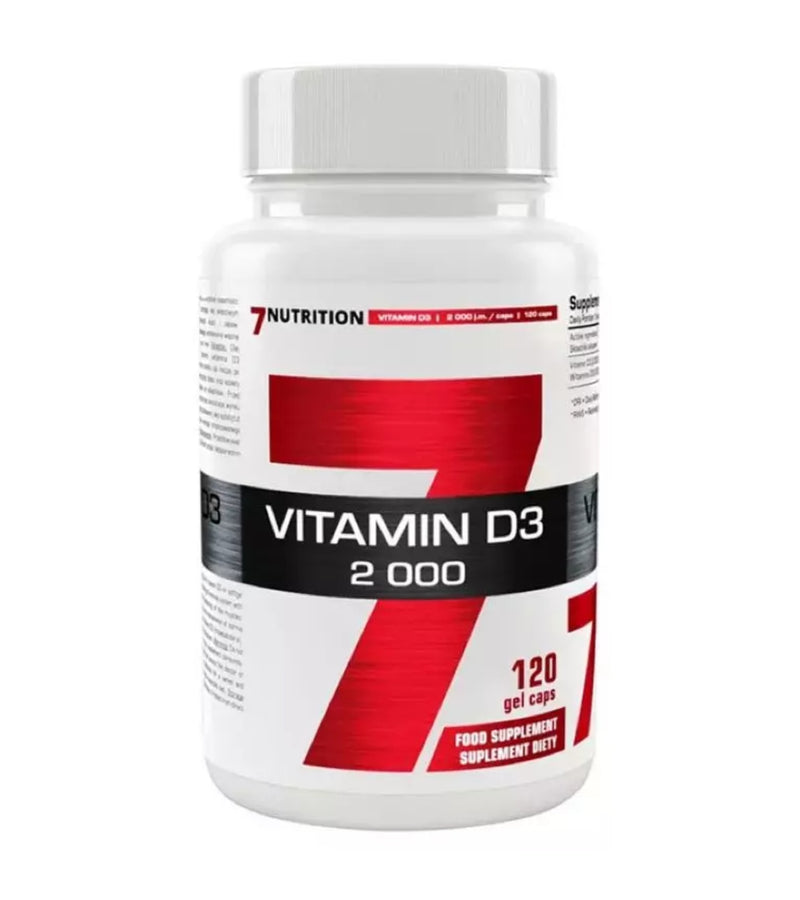 7 Nutrition Vitamin D3 2000 120 gel caps