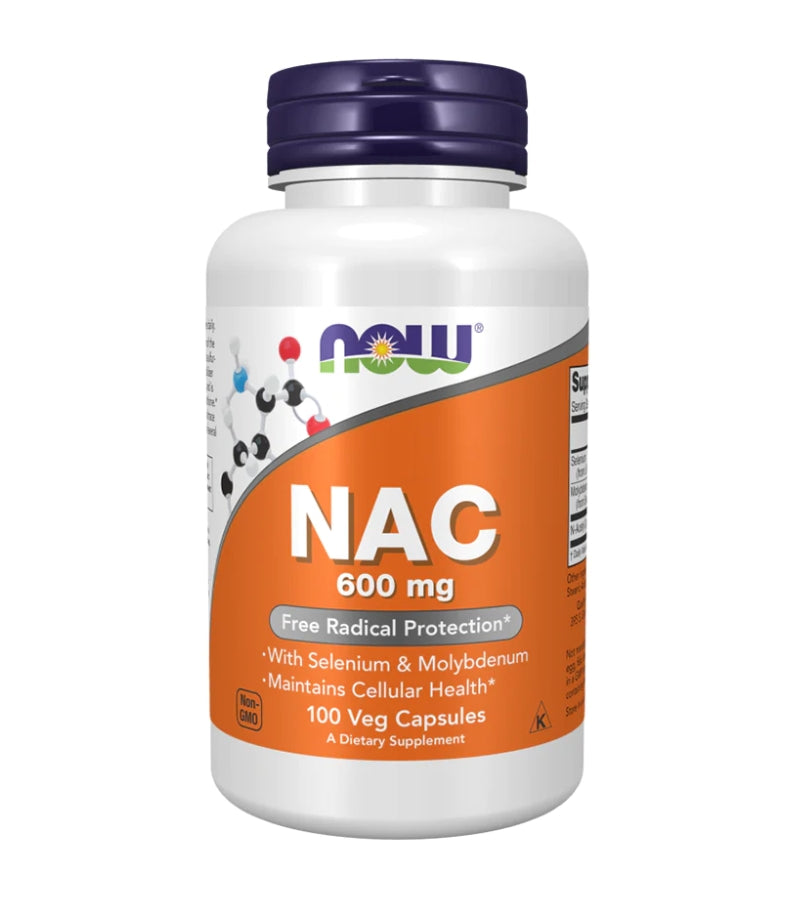 Now Foods NAC with Selenium & Molybdenum 600mg 100 caps