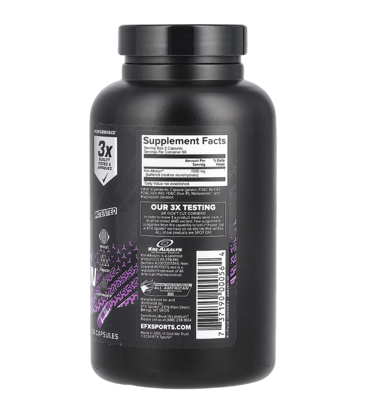 EFX Sports Kre-Alkalyn  EFX 120 caps
