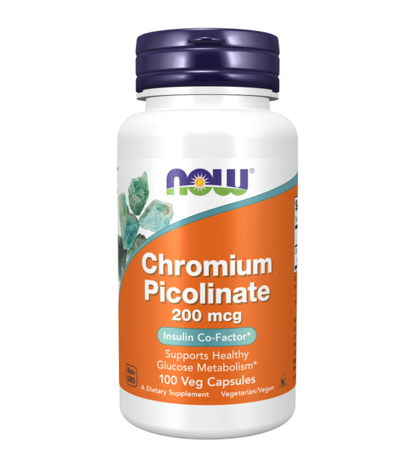 Now Chromium Picolinate 200 mcg, 100 vege caps