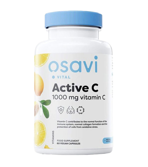 Osavi Active C 1000 mg vitamin C 60 vege caps