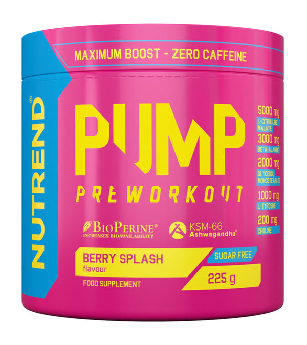 Nutrend Pump Pre-Workout without caffeine