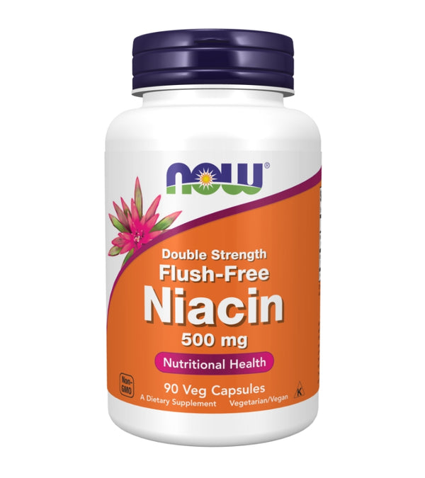 Now Foods Niacin 500 mg Flush-Free 90 veg caps