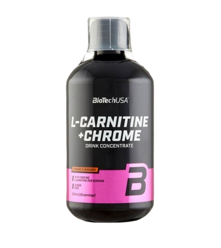 BioTechUSA L-Carnitine + Chromium - 500ml