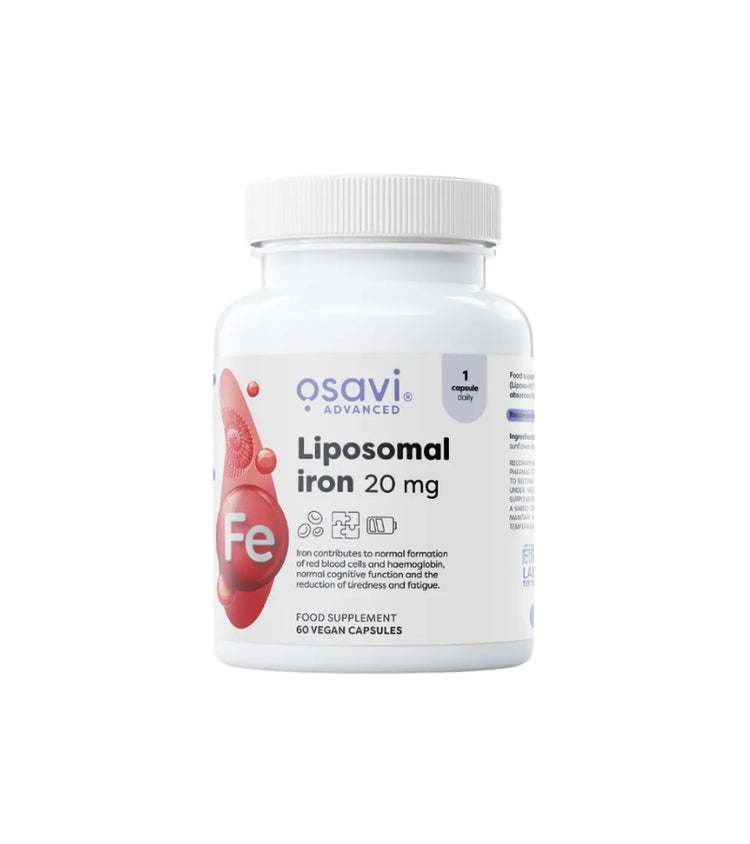 Liposomal Iron 20 mg 60 vegan capsules