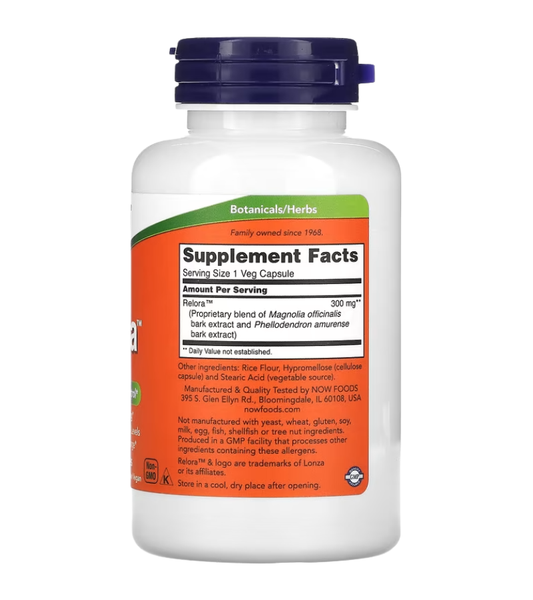 NOW Foods Relora 300 mg 60 caps