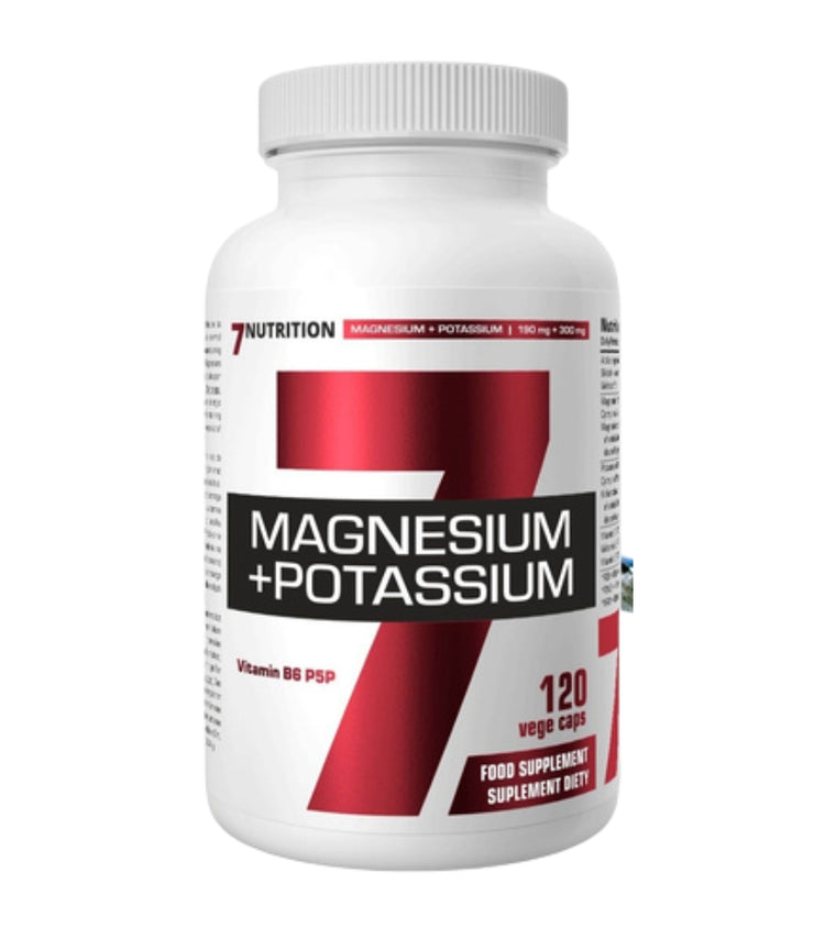 7Nutrition Magnesium & Potassium - 120 Capsules