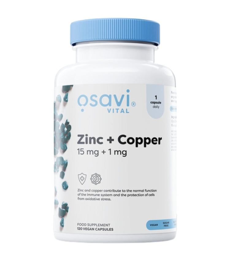 Osavi Zinc + Copper - 120 Capsules