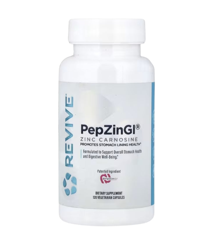 Revive MD PepZinGI® Zinc L-Carnosine - 120 Capsules