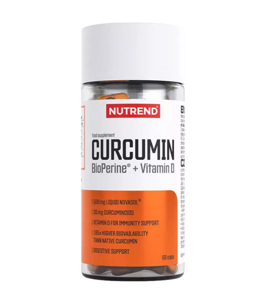 Nutrend Curcumin + BioPerine® + Vitamin D - 60 Capsules