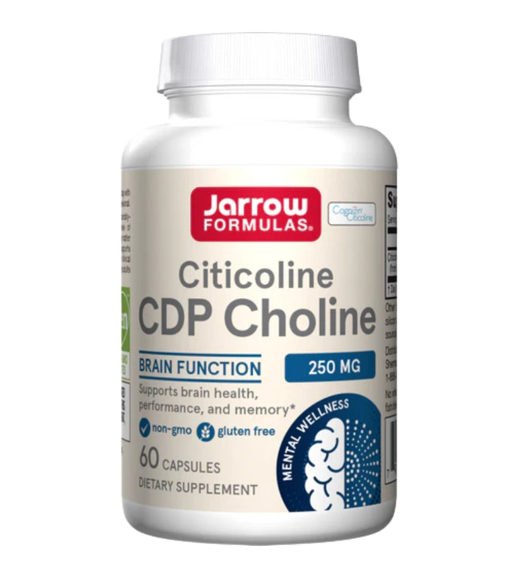 Jarrow Formulas Citicoline (CDP-Choline) 250 mg - 60 Capsules