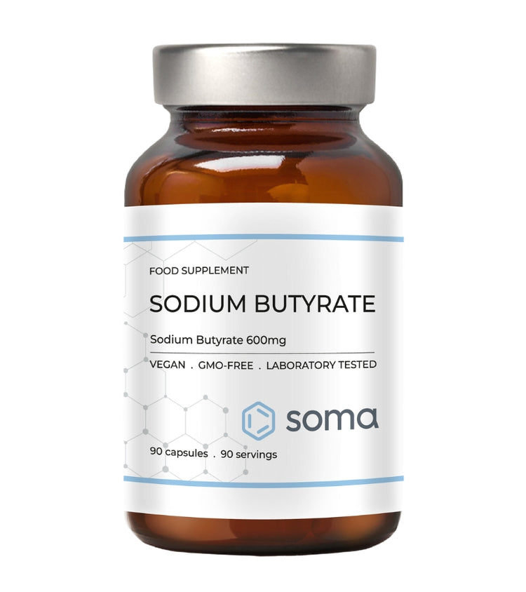 SOMA Sodium Butyrate 600 mg - 90 Capsules