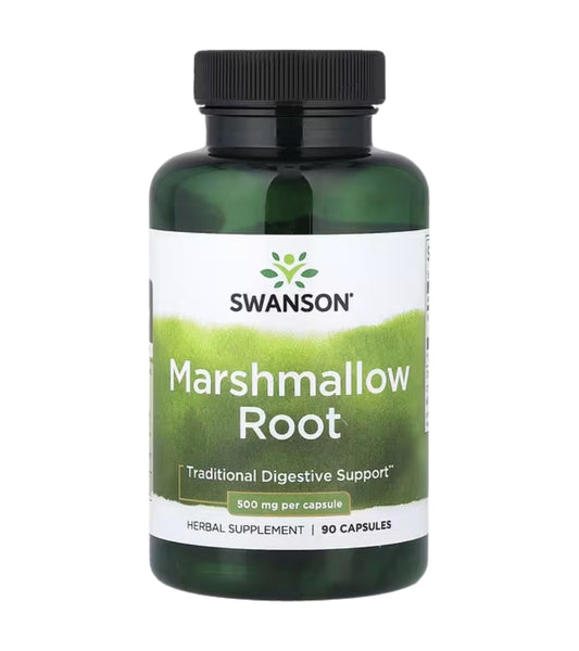 Swanson Marshmallow Root – 500 mg | 90 Capsules