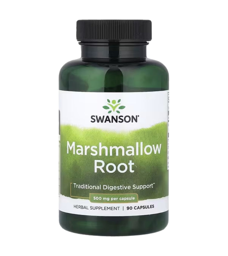 Swanson Marshmallow Root – 500 mg | 90 Capsules