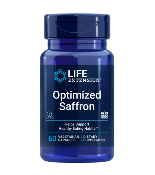 Life Extension Veggie Optimized Saffron with Satiereal® – 60 Capsules