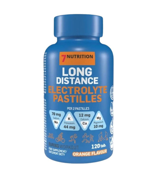 7Nutrition Long Distance Electrolyte Pastilles Lemon 120tabs