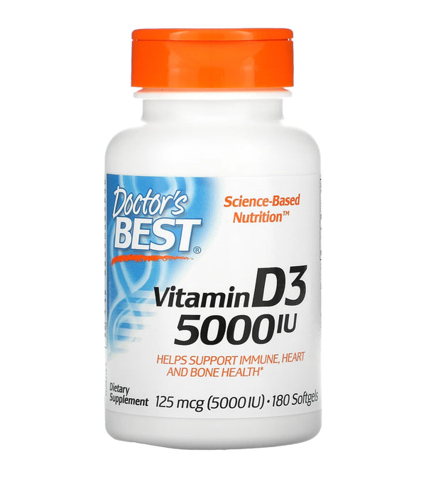 Doctor's Best Vitamin D3 5000 180 caps