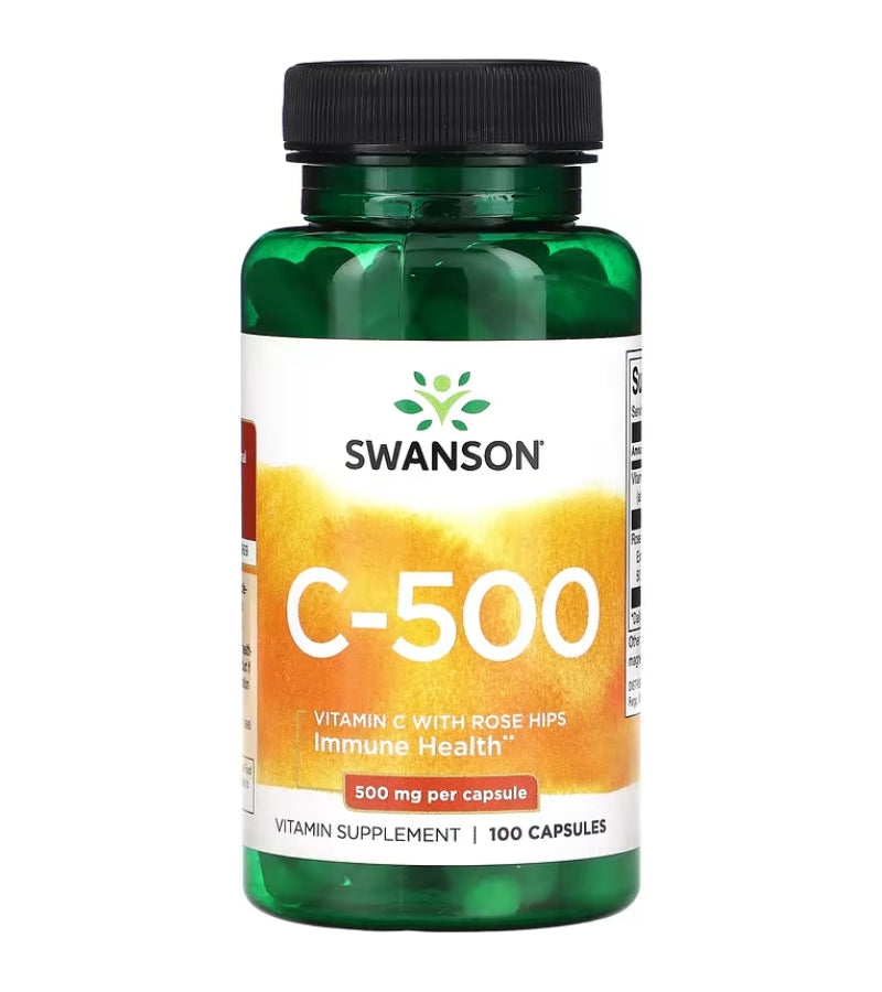 Swanson Vitamin C-500 100 caps