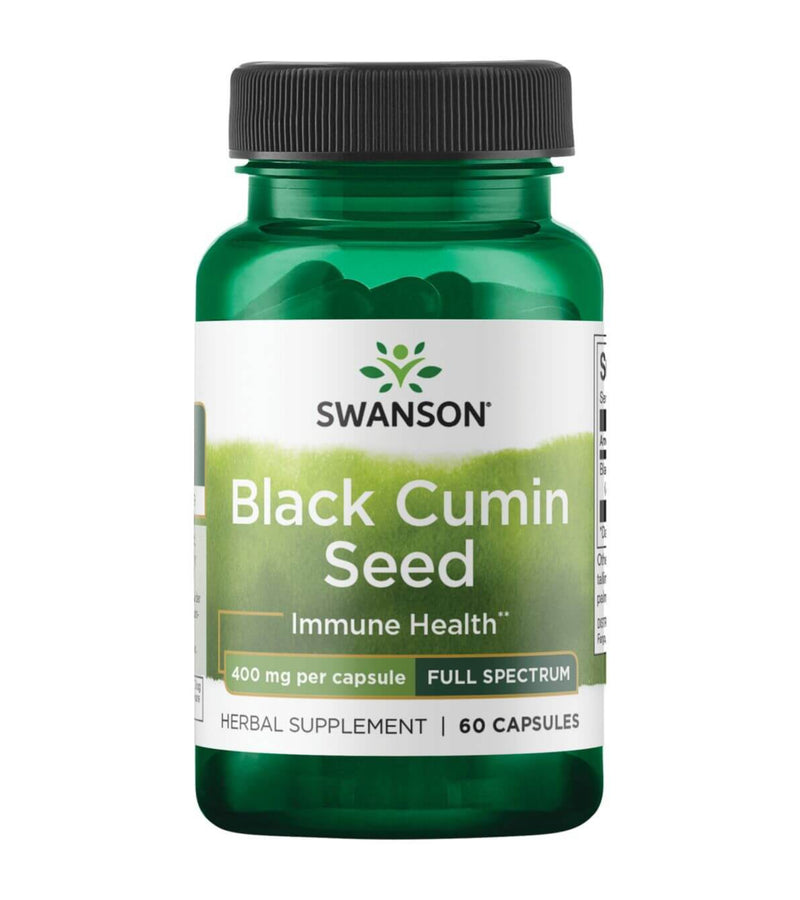 Swanson Full Spectrum Black Cumin Seed 400mg 60 caps