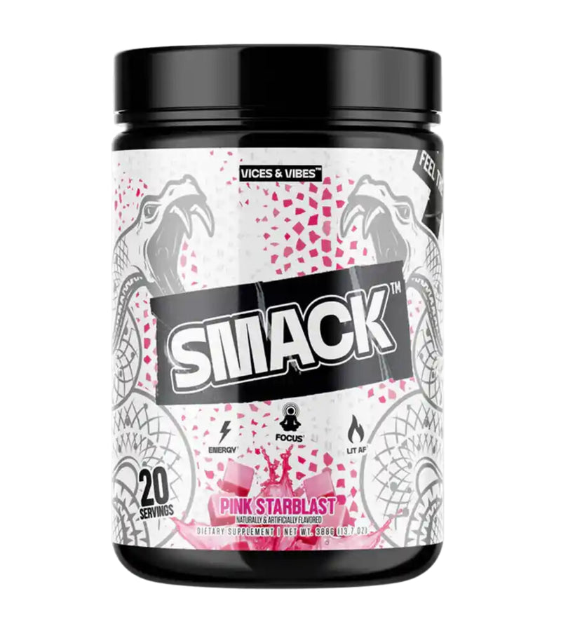 Smack Pre Workout Pink Starblast 20 Servings