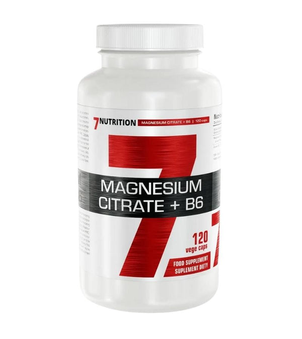 7 Nutrition Magnesium Citrate + B6 120 vege caps